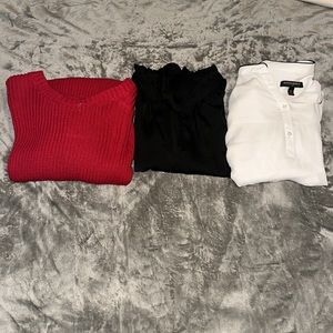 3 Long Sleeve Tops